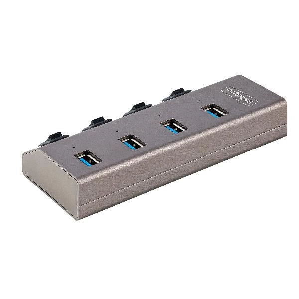 Hub usb 4 pt con interruttori - 5G4AIBS-USB-HUB-EU