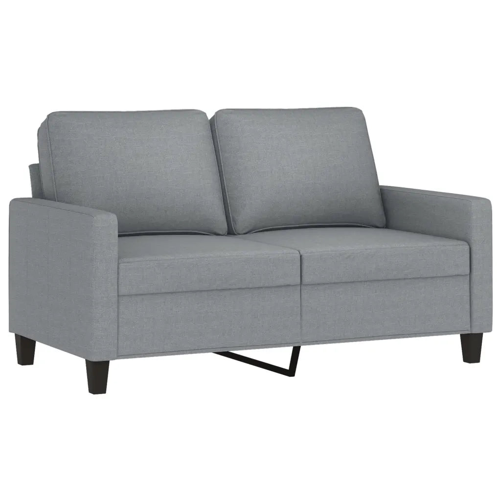 Set di Divani 3 pz con Cuscini Grigio Chiaro in Tessuto 3201452