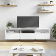 Mobile Porta TV Bianco 150x30x44,5 cm in Legno Multistrato 831260