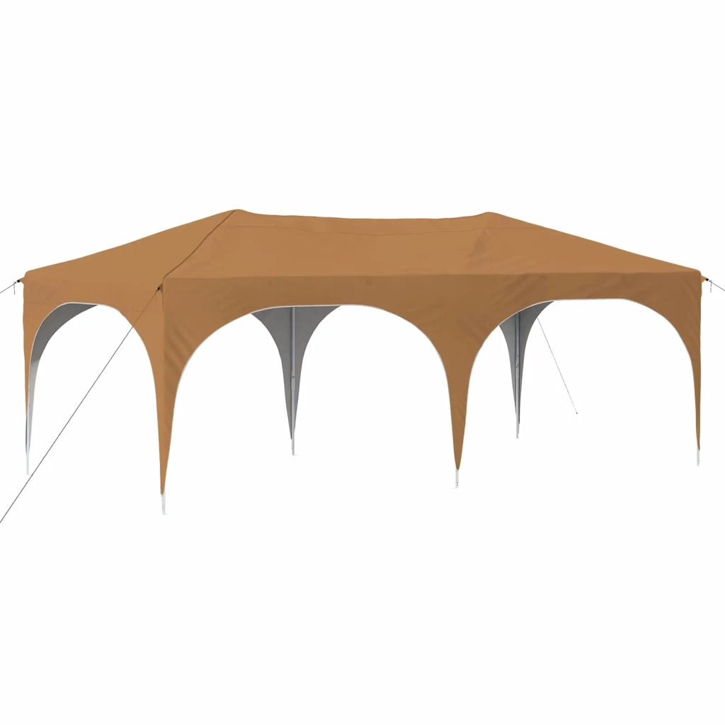Tenda per feste a pop-up-Gazebo Beige 575 x 288 x 245 cm 238044