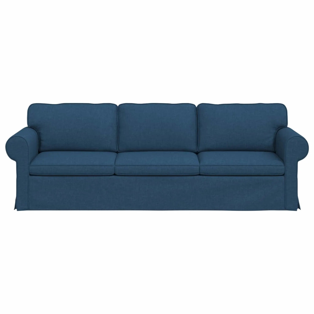 Divano Blu 245 x 82 x 80 cm Tessuto