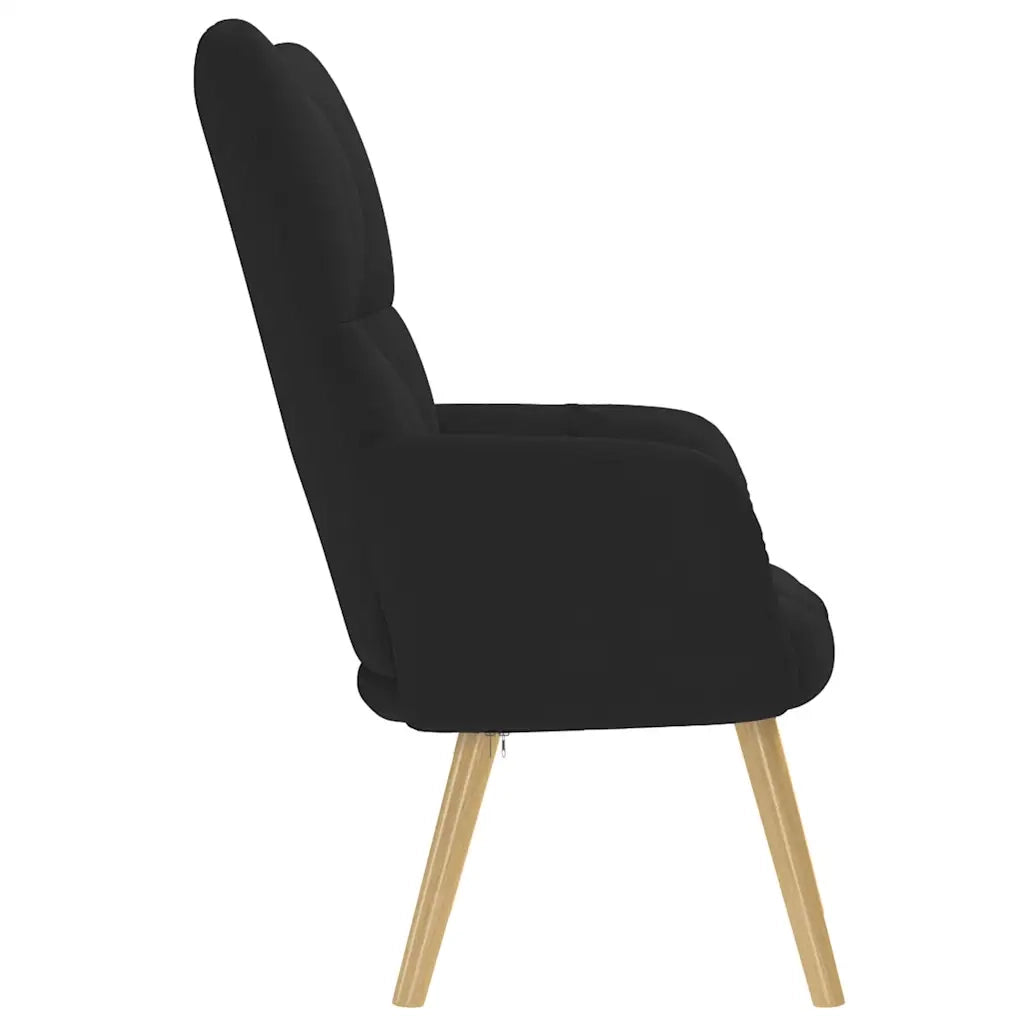 Sedia Relax Nera in Tessuto 4016769
