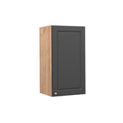 Pensile da cucina Fame-Line Antracite-oro/Rovere dorato 40 cm Vicco