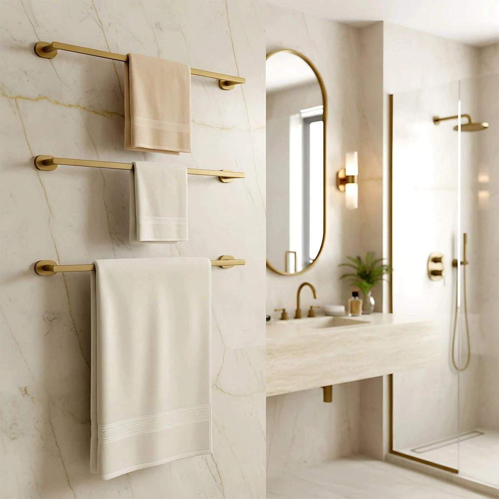 Portasciugamano Da Bagno Til 101 Brush Gold