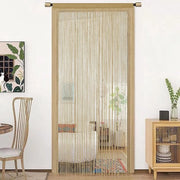 Decorazione per finestre, divisa spazio, decorazione per finestre singola, 90x200cm, profondità, ecru