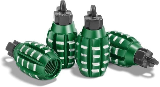 Ventiledoppi 4 in corso - Forma a grana - Lega di alluminio - Universale - Leggero - Diametro 1,4 x 2,9 cm - Resistente alla corrosione - Ventiledoppi