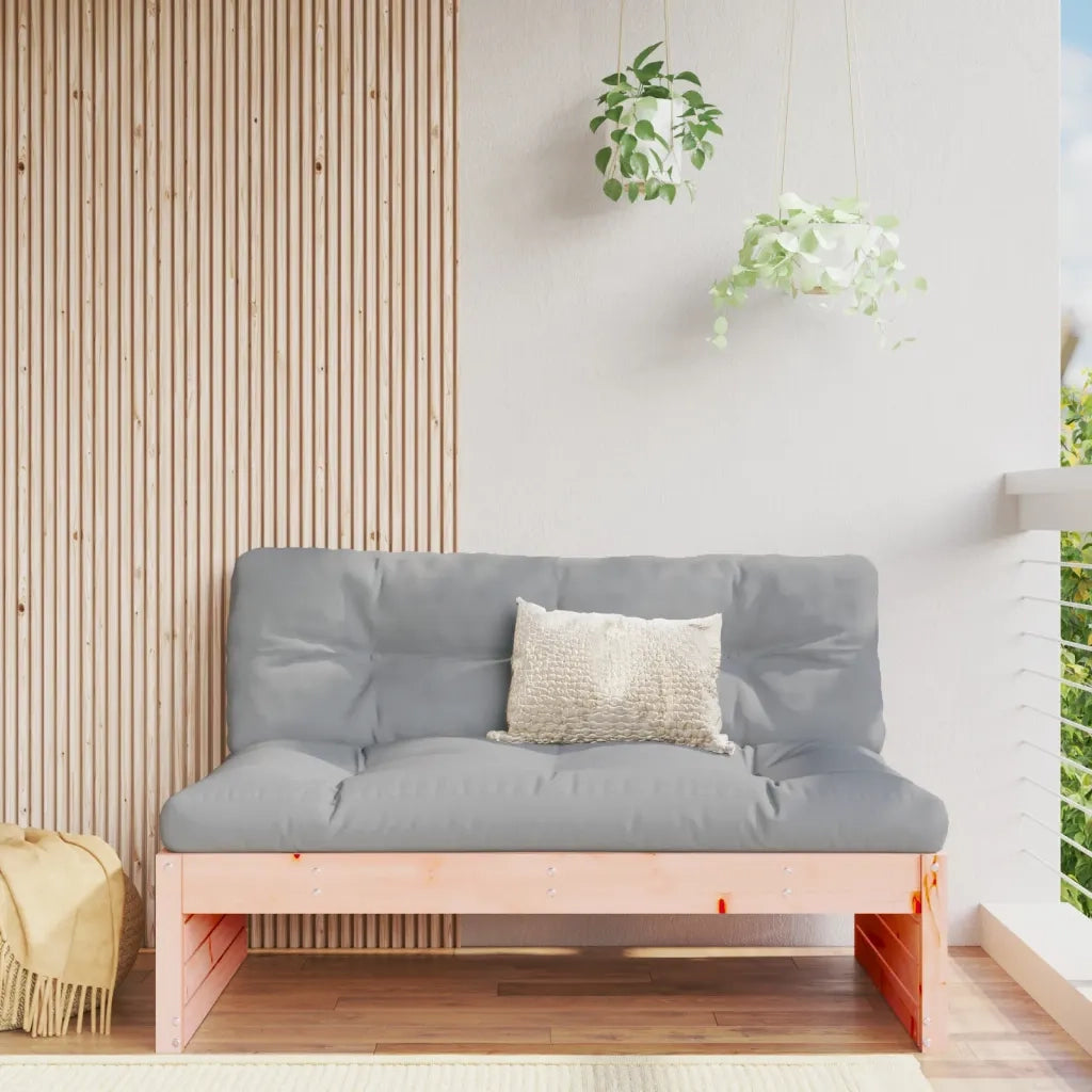 Divano Centrale Giardino-Sofa Modulare-Divanetto da esterno 120x80cm Legno Massello Douglas