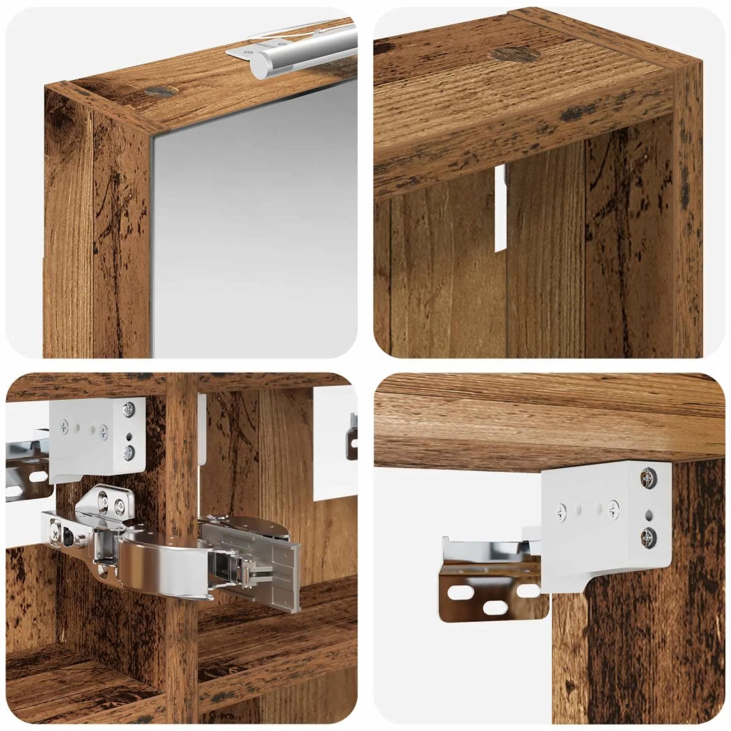 Set di Armadi da Bagno con lo scaffale 3 pcs 80 x 10,5 x 50 cm 3403662