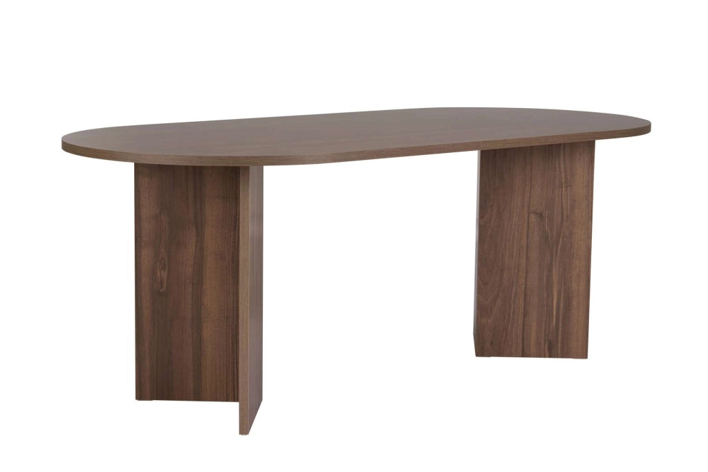 Tavolo da pranzo in legno "Sabella" 200 x 90 x 75 cm - Noce