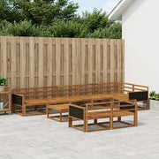Set di divani da esterno 9 pcs Naturale 3382672