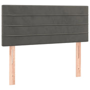 Testiera | Testata Grigio Scuro 100x5x78/88 cm in Velluto