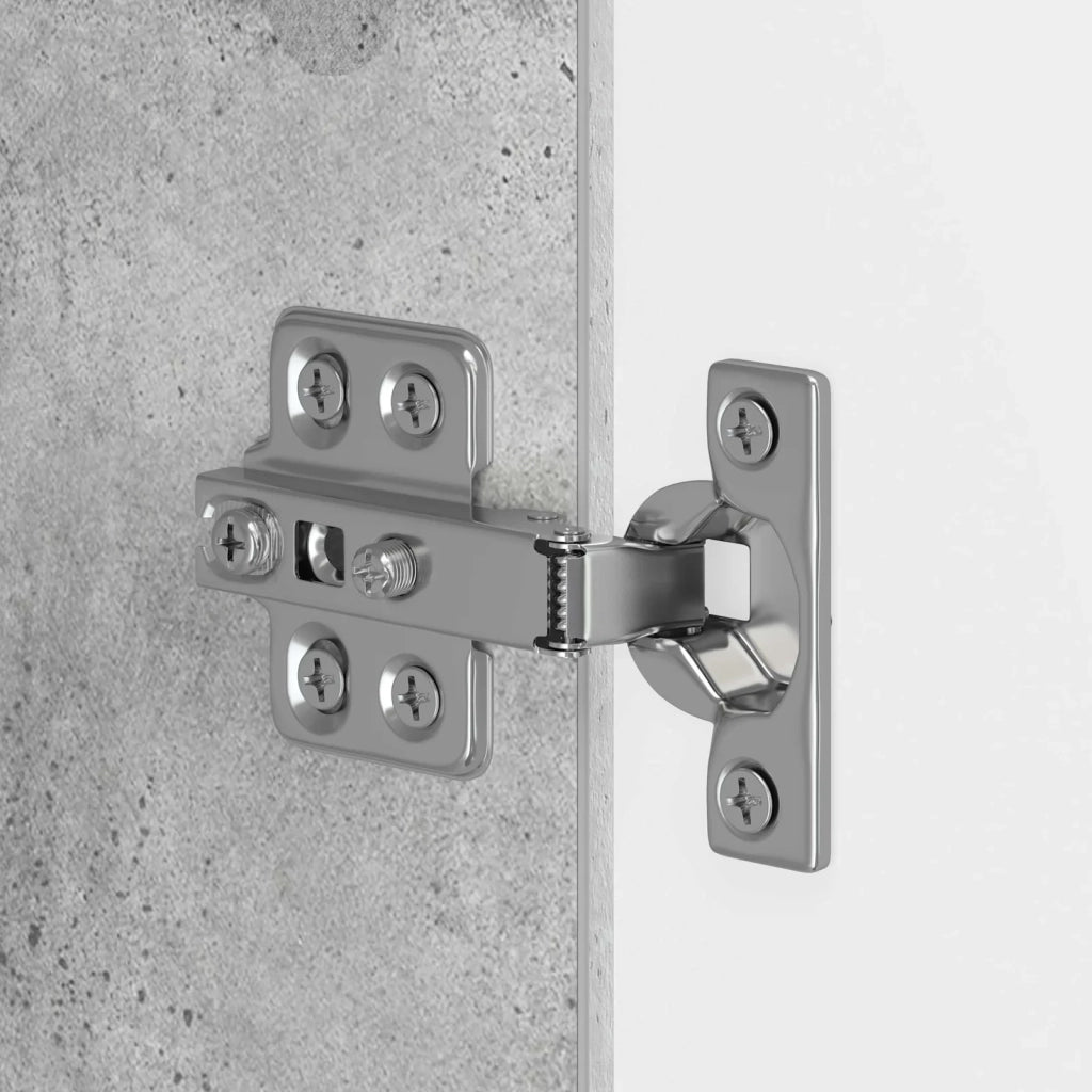 Armadio da Bagno con Ripiano Aperto ARNHEM Grigio Cemento 896598