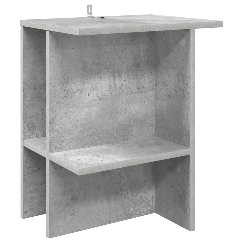 Tavolino da salotto Grigio Cemento 40 x 30 x 49 cm 8001069