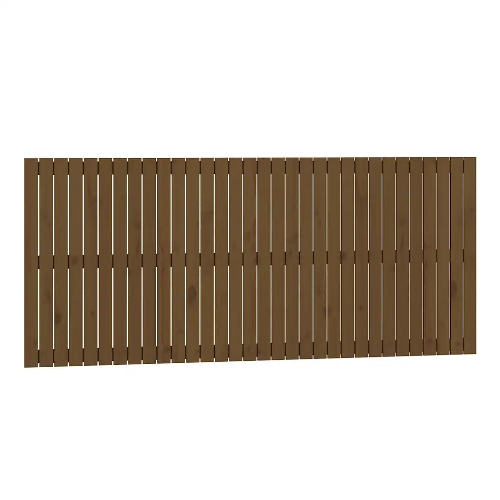 Testiera da Parete Miele 204x3x90 cm in Legno Massello di Pinocod mxl 105473