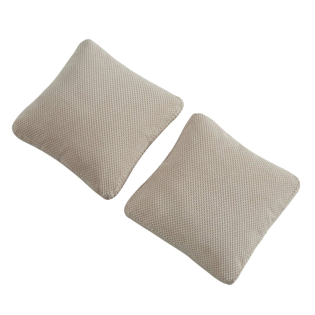Divano angolare reversibile in tessuto trapuntato, 3 posti, beige