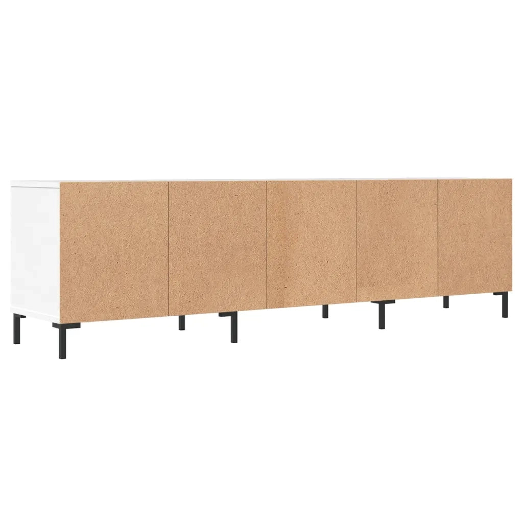 Mobile Porta TV-Credenza per TV Bianco 150x30x44,5 cm in Legno Multistrato 599906