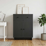Credenza Nero 66 x 34,5 x 90 cm Legno ingegnerizzato 893946