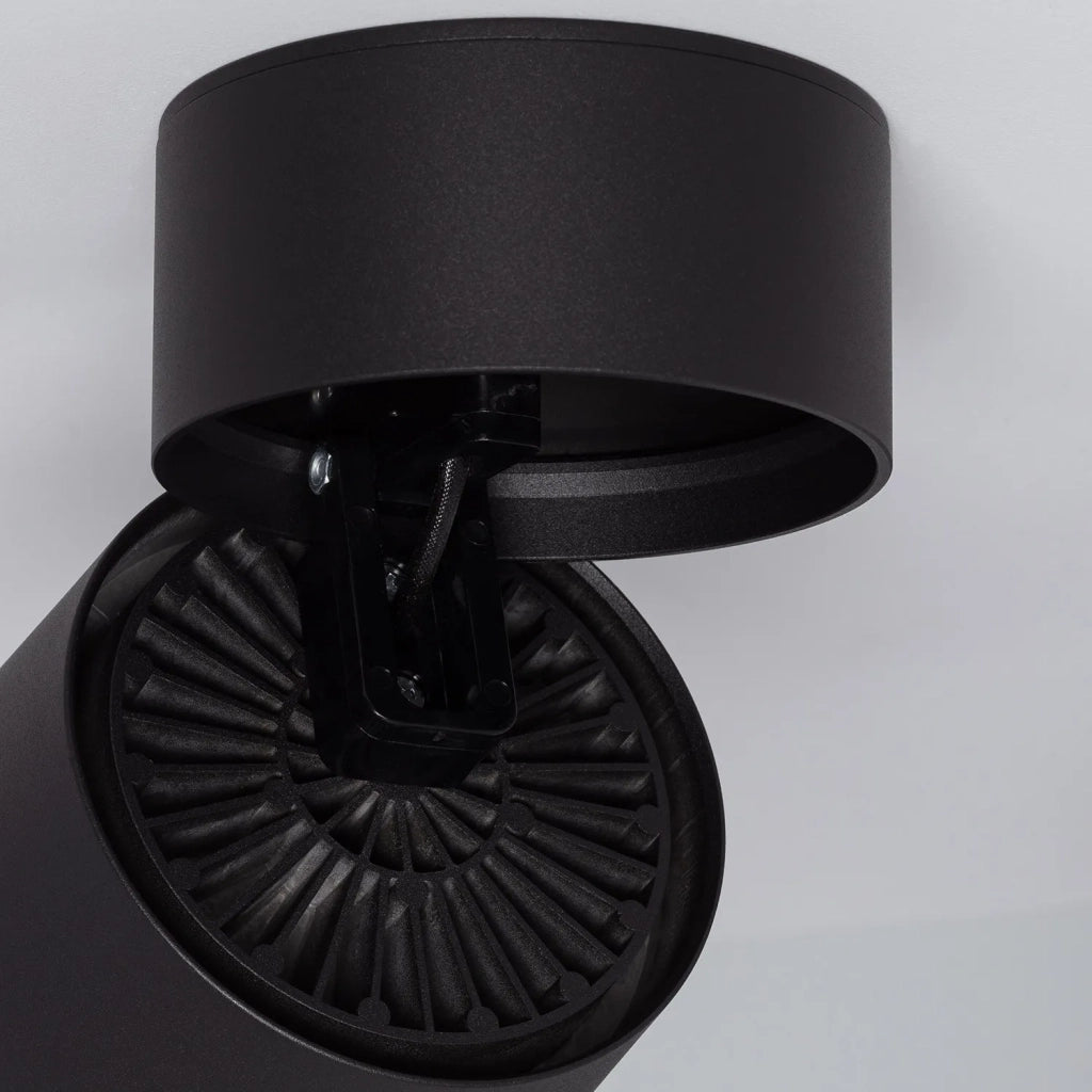 Faretto LED 30W orientabile nero 2700-3200K Abruzzo Romeo