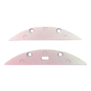 Kit Terminali Tappi di Chiusura In Metallo Con e Senza Foro Colore Bianco Per Profilato Alluminio BAZ5208W