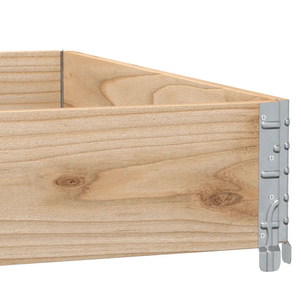 vidaXL Fioriera da Giardino 100x100 cm in Legno Massello di Pino