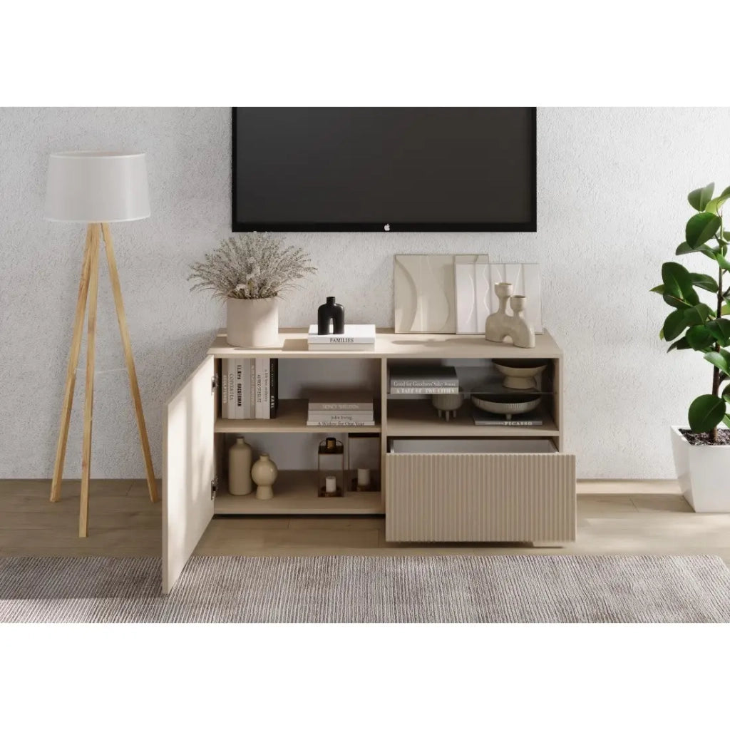 Mobile TV SCENA – L121 x H57 x P42 cm – Colore Cashmere