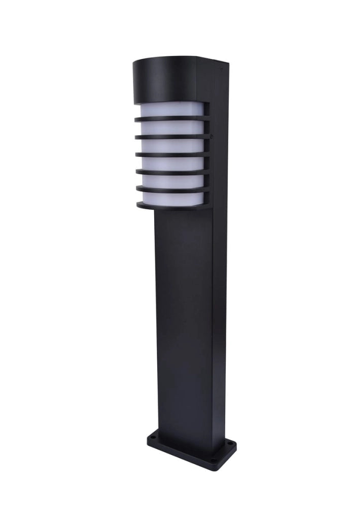 Lampione da giardino Fulton nero Lutec E27 IP44 75cm