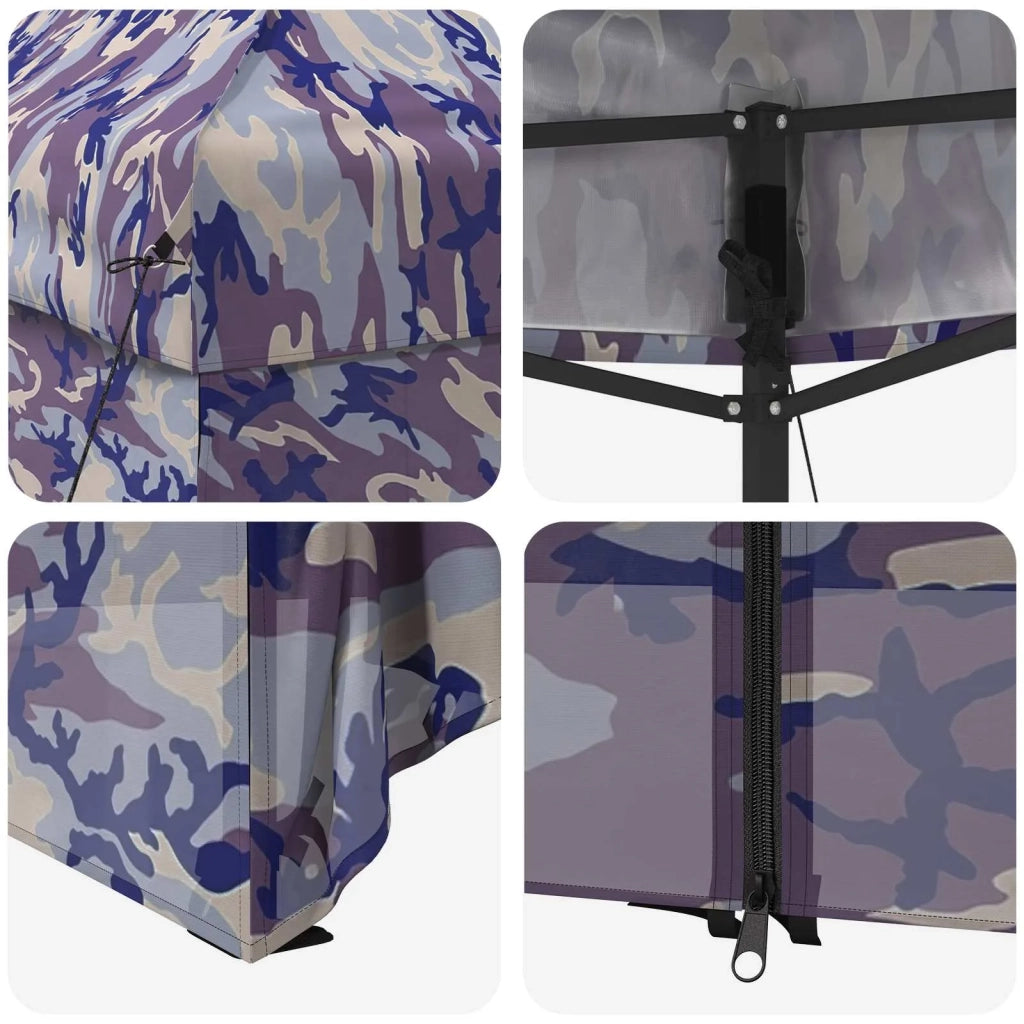Gazebo Pop-up con 4 Pareti 2 x 2 m Blu Cacciatore 42036829