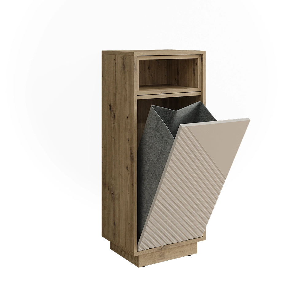 Armadio per biancheria Beatrice Cachemire/Rovere artigianale 38 x 93 cm Vicco