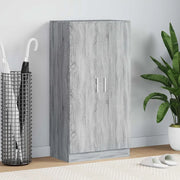 Scarpiera Grigio Sonoma 55x35x108 cm in Legno Multistrato 342669