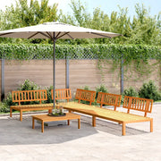 Set Divano Pallet da Giardino 5 pz in Legno Massello di Acacia 3209431