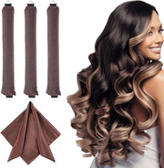 Styling senza calore, onde notturne, bastoncini di ricrescita quadrati, riciclabile - Fascia capelluta ricrescitrice per dormire.