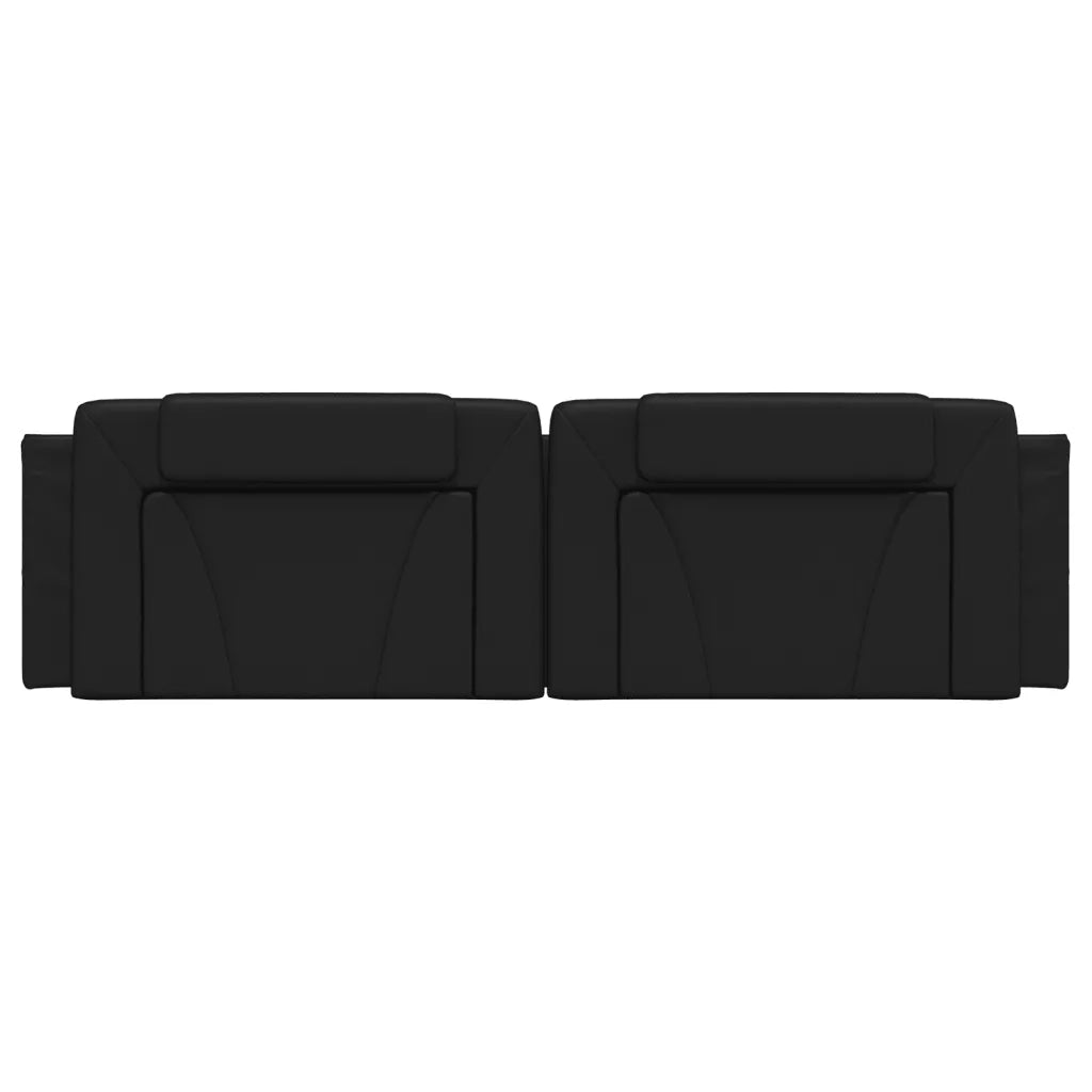 Cuscino Testiera Viana Nero 183 cm in Similpelle 374811