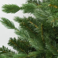 Albero di Natale Artificiale Gigante 210cm Realistico, Decorazione di Natale con 934 Rami, Base Pieghevole e Rimovibile