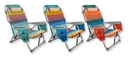 Spiaggina Alluminio 5 Posizioni - Multicolor, Richiudibile e Leggera