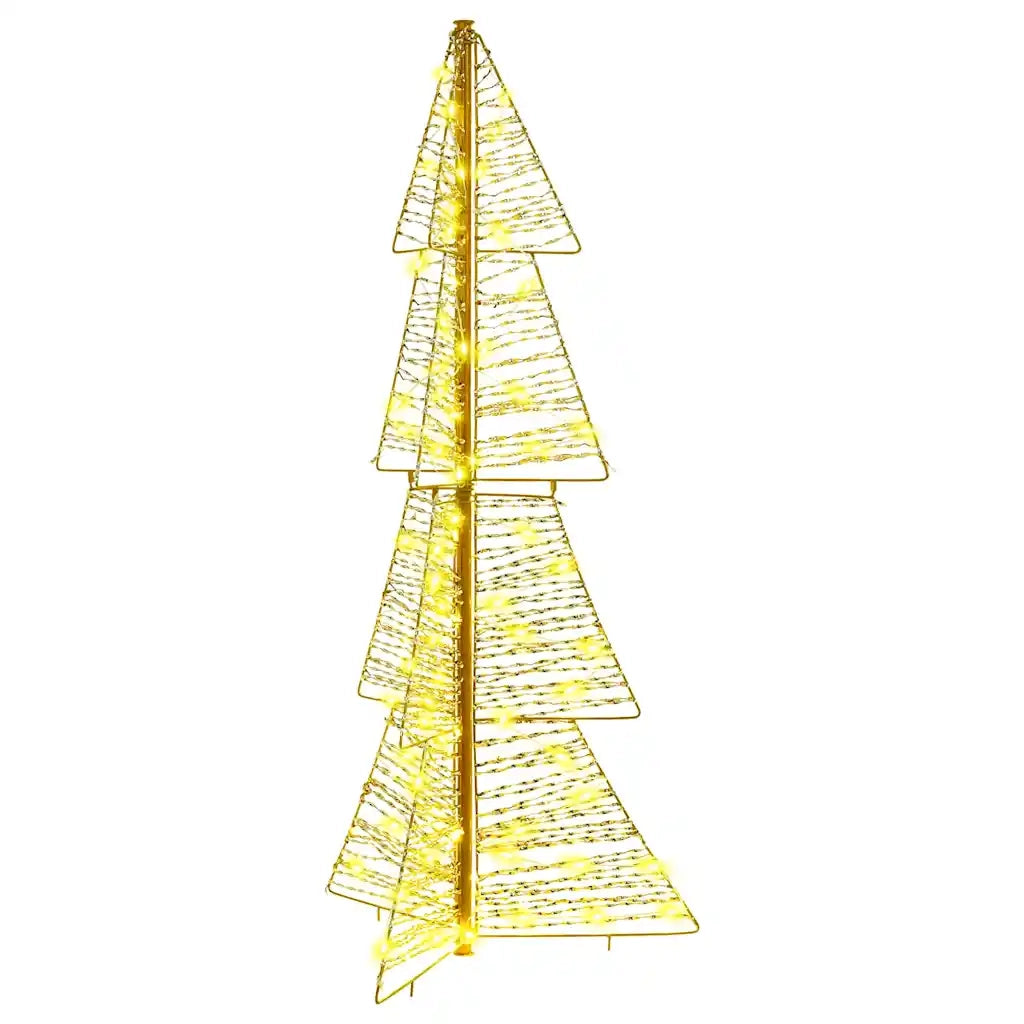 Albero di Natale con 100 LED Bianco caldo 120 cm PET 42019217