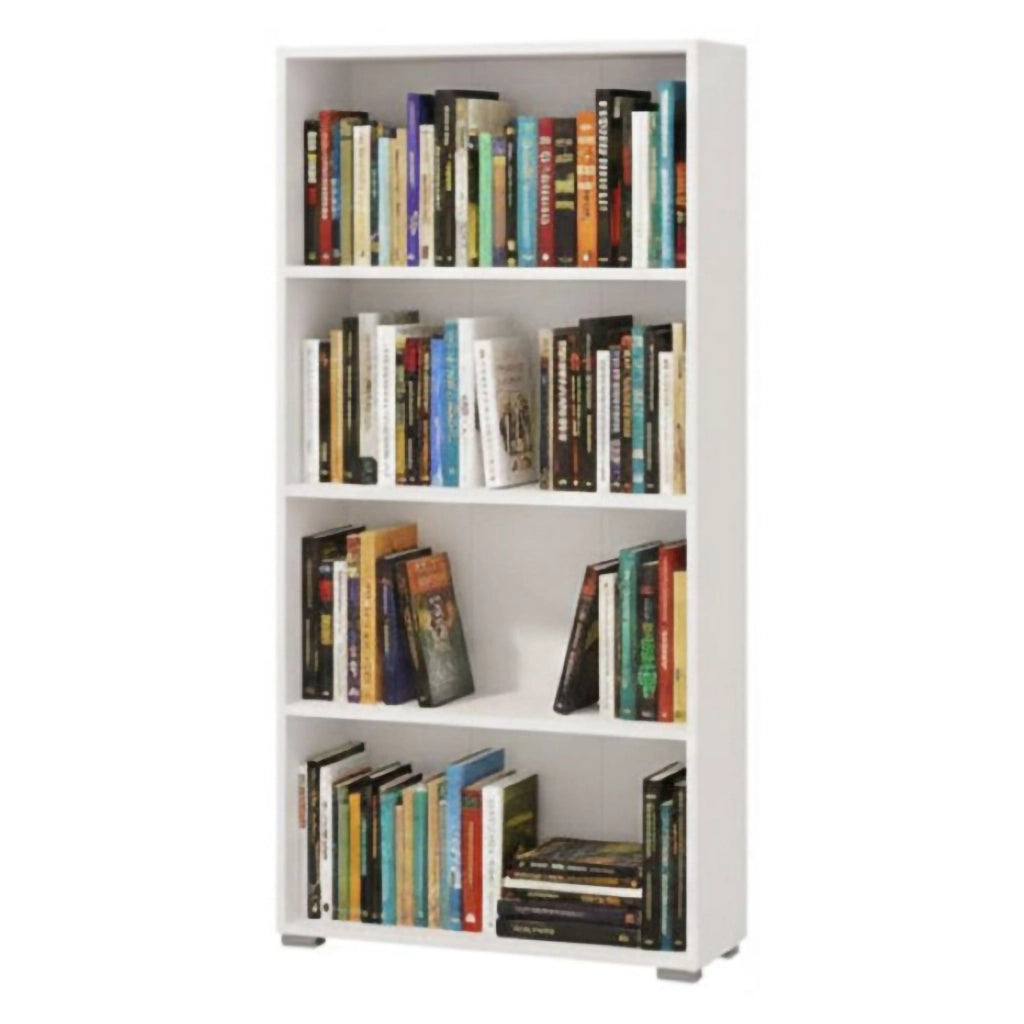 Biblioteca Prisco, Libreria 3 Ripiani, 70x24.5x142h cm Bianco Opaco