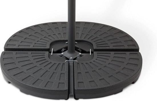 Viti di fissaggio per ombrellone appeso - Resistente al tempo - Base per ombrellone 100 x 100 cm su ruote