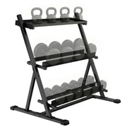 Supporto per Manubri Regolabile a 3 Livelli ¨C Xylo ¨C Max 200kg Antiscivolo