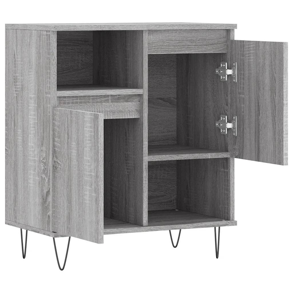 Credenza | Madia | Buffet da pranzo | Armadio da pranzo Grigio Sonoma 60x35x70 cm in Legno Multistrato
