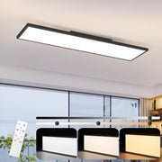 ZMH Lampada da soffitto plafoniera LED nera dimmerabile telecomando per soggiorno ufficio