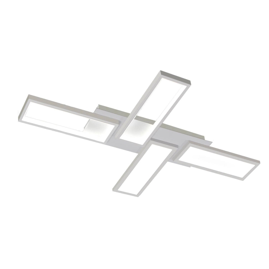 ZMH Lampada da soffitto plafoniera LED bianca dimmerabile 58W per soggiorno