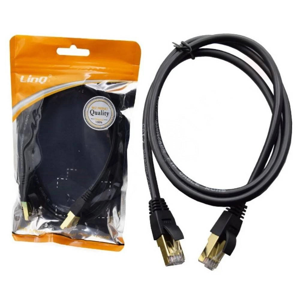 Trade Shop - Cavo Di Rete Patch Ethernet Cat7e Con Connettori Rj45 Lunghezza 1 Metro It-7010 -