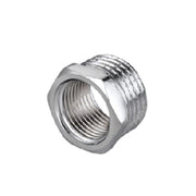 RIDUZIONE ESAGONALE MF IN OTTONE CROMO IBP- 1/2 x 3/8- IBP- pezzi 10