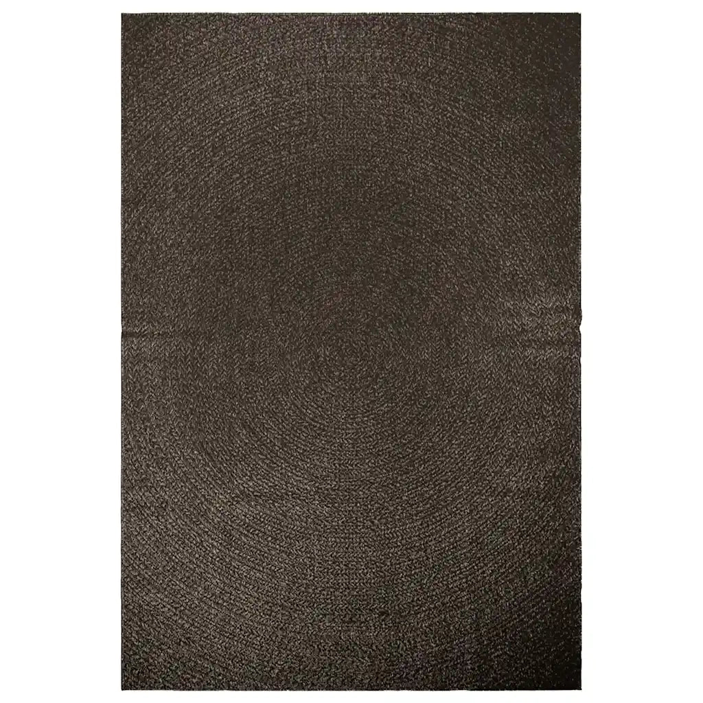 Tappeto ZIZUR Antracite 200x290 cm Aspetto Iuta Interni Esterni 4010351