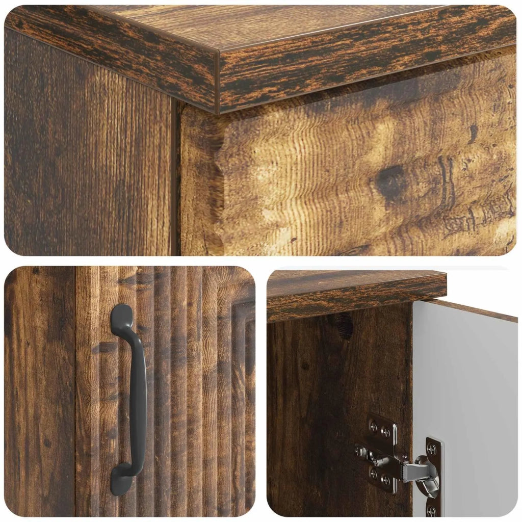 Scrivania Rovere Fumo 142,5 x 50 x 75 cm Legno ingegnerizzato 3414608