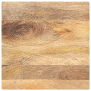 Piano per Tavolo 50x50x2,5 cm Quadrato Legno Massello di Pino 371456
