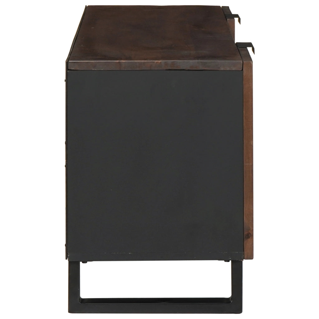 Mobile TV 105x33.5x46 cm Legno massello di mango