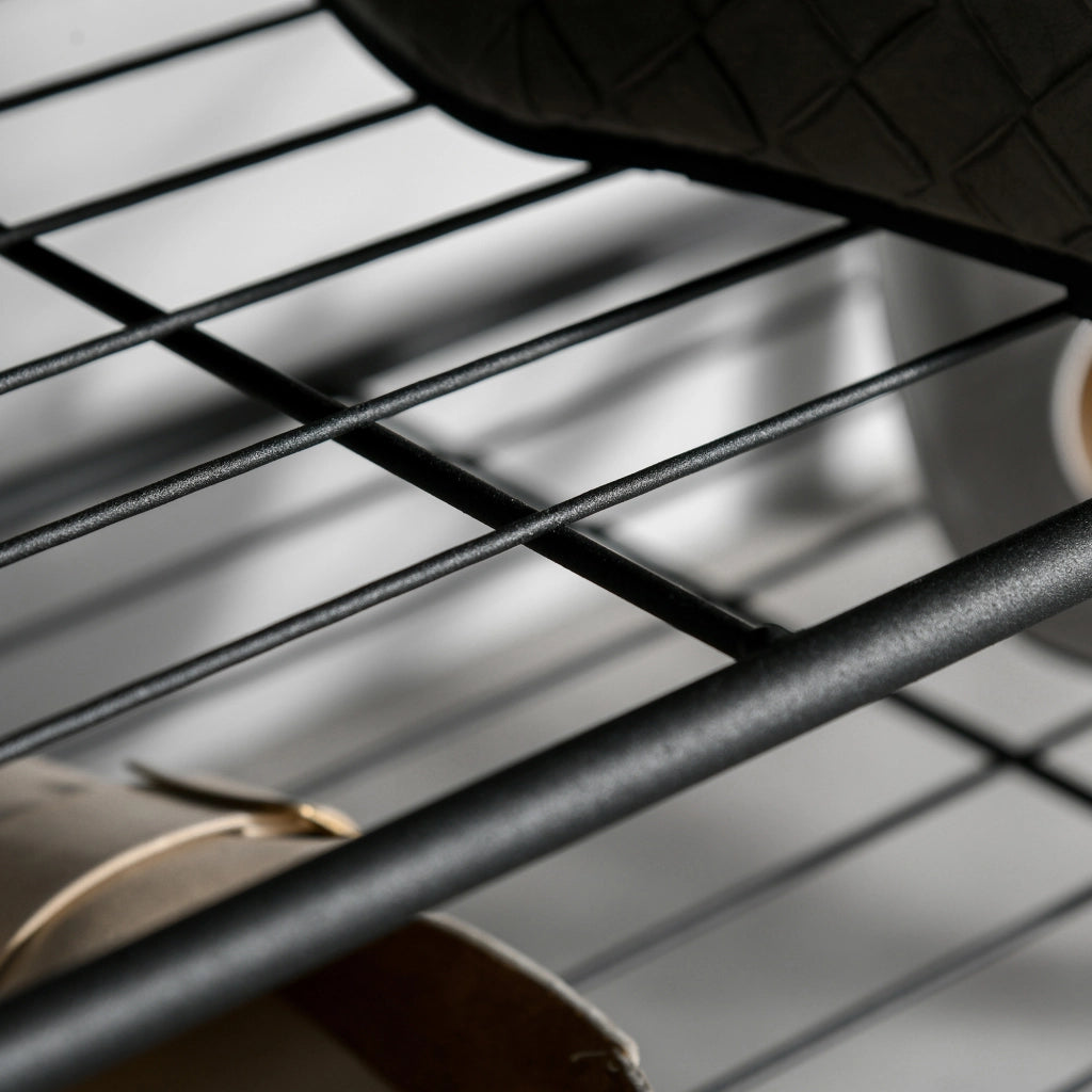 Appendiabiti con scaffale per scarpe ¨C zephmum ¨C MDF nero 72x34x185 cm
