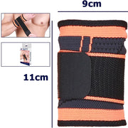 Trade Shop - Coppia Polsini Elastici Per Polso Fitness Sport Anallergico Protezione Arancione -