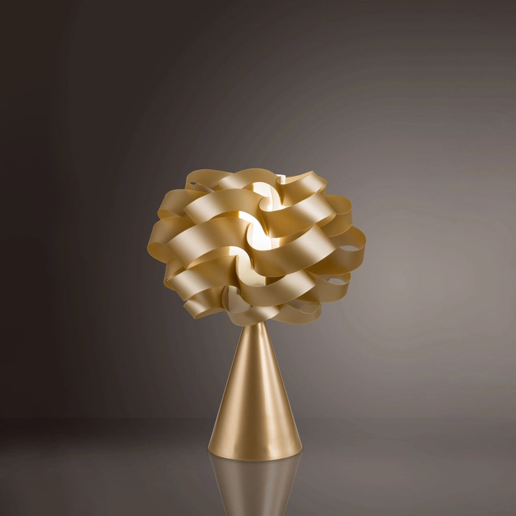 Lampada Da Scrivania-Ufficio Moderna Cloud Polilux ® New Gold 1 Luce E14